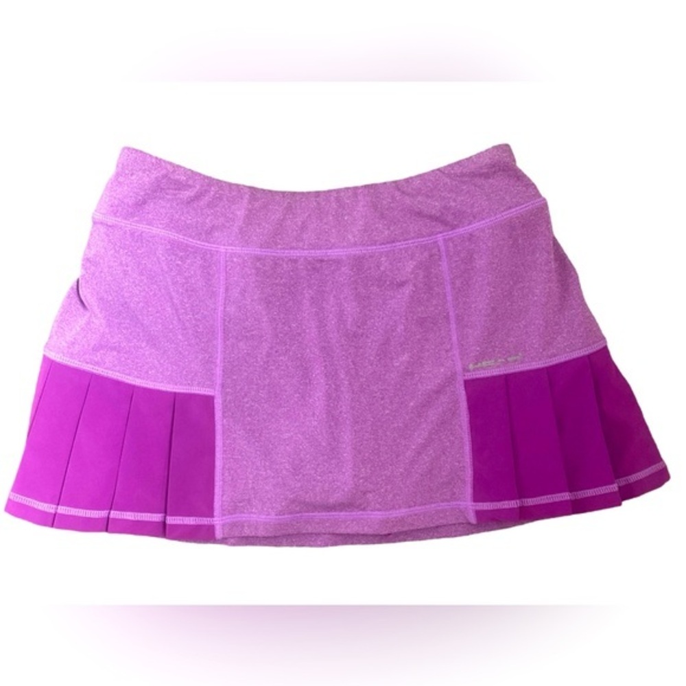 Head Skort -purple pleated, nylon polyester